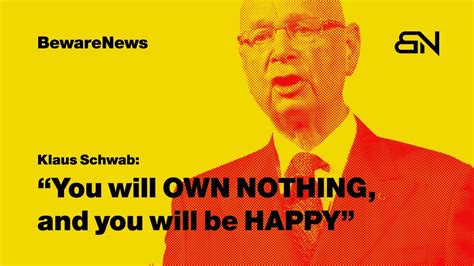 klaus schwab you will own nothing speech